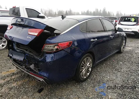 2018 Kia Optima Sx Turbo z USA, uszkodzony, nr VIN 5XXGV4L28JG188870